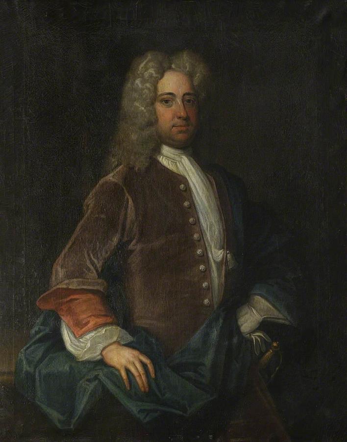 Sir John Cordell 3rd Bt 1677-1704 Painting by Anonymous | Fine Art America