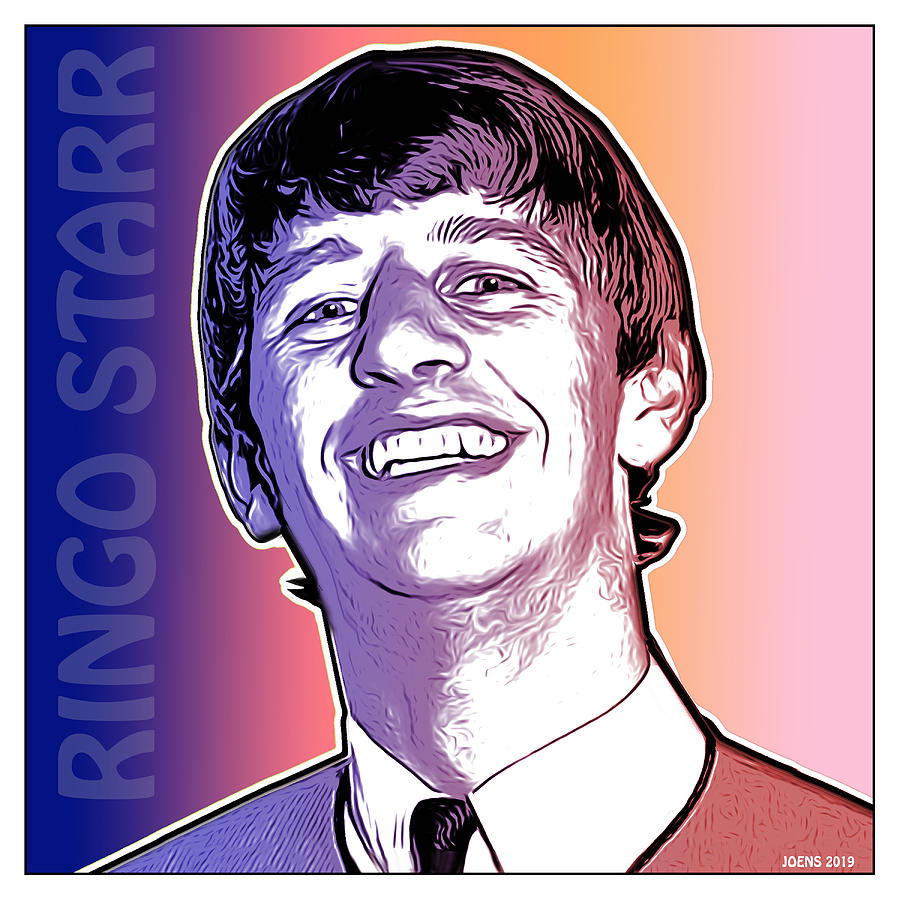 Ringo Starr Drawing - Sir Richard by Greg Joens