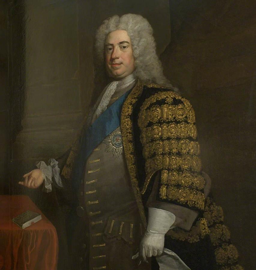 Sir Robert Walpole 1st Earl of Orford K G M P 1676-1745 Painting by ...