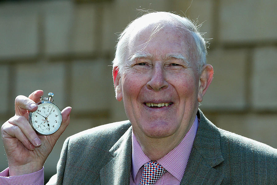 Sir Roger Bannister Sub 4-Minute Mile 50th Anniversary Photograph by Jamie McDonald