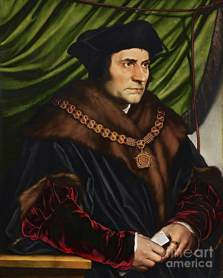 Sir Thomas More, 1527 Painting by Hans Holbein the Younger - GRANGER Historical Picture Archive Sir Thomas More, 1527 Painting by Hans Holbein the Younger - GRANGER Historical Picture Archive