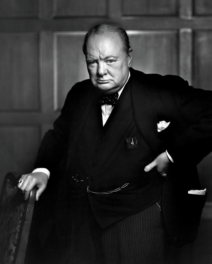 Winston Churchill Painting - Sir Winston Churchill by Yousuf Karsh
