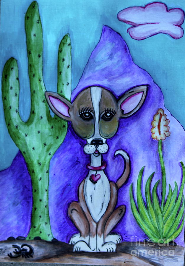 Chihuahua Painting - Sissy Sue by Sheri Simmons