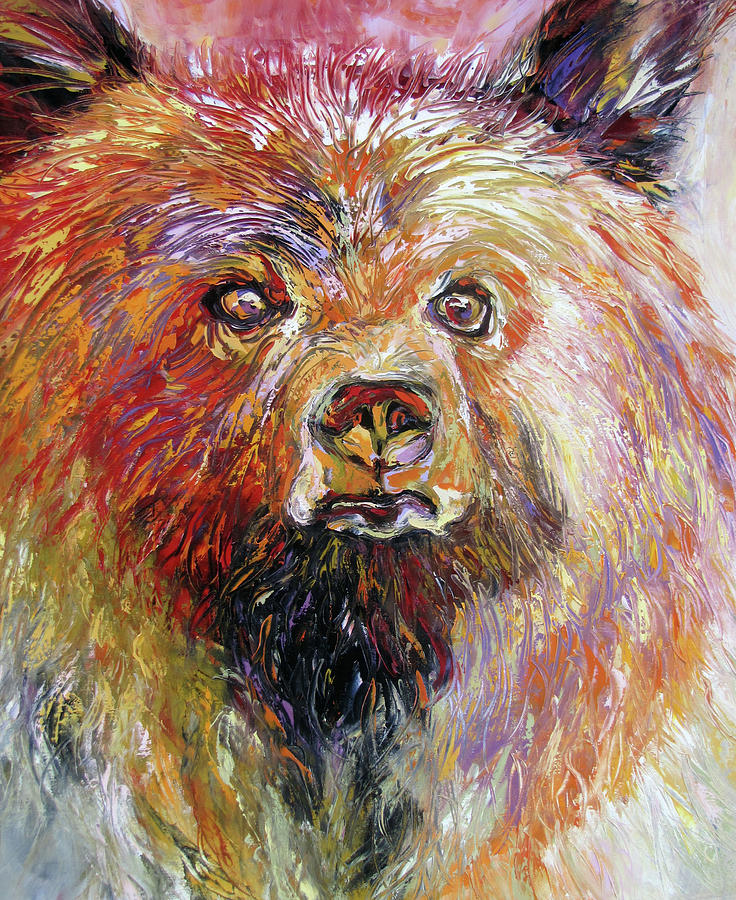 Sister Bear Painting by Kathleen Steventon