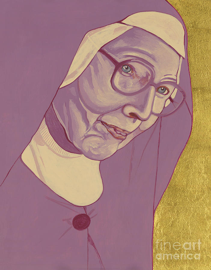 Sister Wendy Beckett 327 Painting by William Hart McNichols