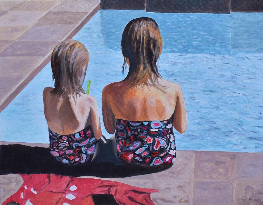 Sisters Painting by Christopher Hassert - Fine Art America