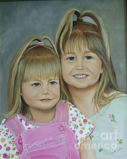 Sisters Painting by Lynda Carter - Fine Art America