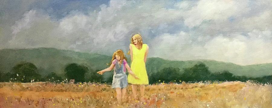 Sisters Painting by Robert Sankner