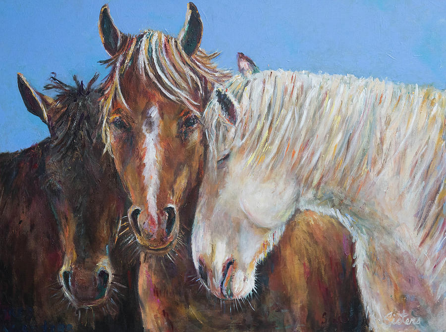 Sisters Painting by Scarlet Cramer - Fine Art America