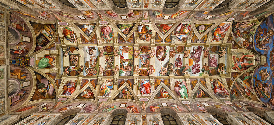 Michelangelo Painting - Sistine Chapel Ceiling, 1512 by Michelangelo