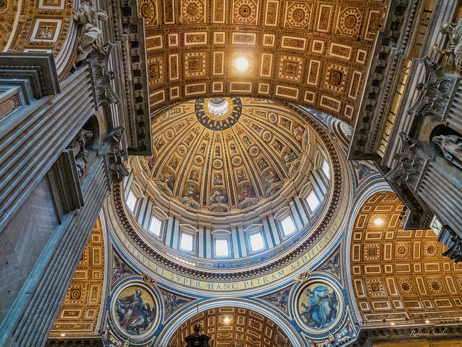 St. Peters Basilica Kaleidoscope Photograph by Rebecca Samler