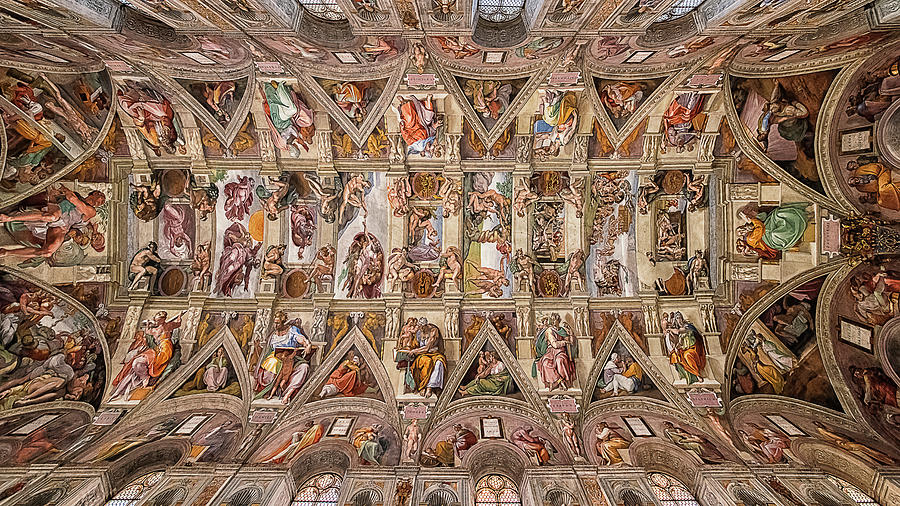 Architecture Photograph - Sistine Chapel by Manjik Pictures