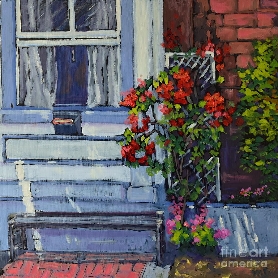 Sit a While Painting by Mary Beth Harrison