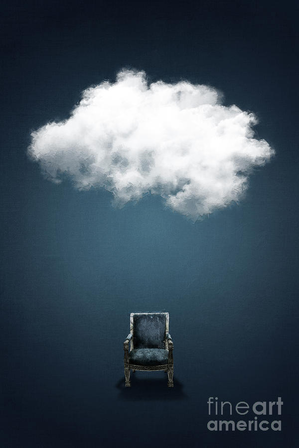 Sit down and watch the clouds Digital Art by Ema Paraschiv