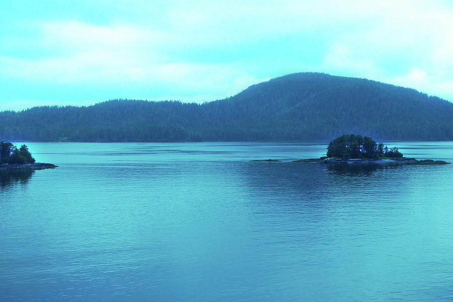 Landscape Photograph - Sitka In Blue by Simone Hester
