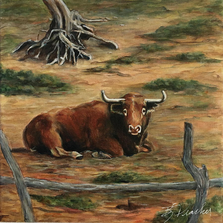 Sitting Bull Painting by Bonnie Peacher