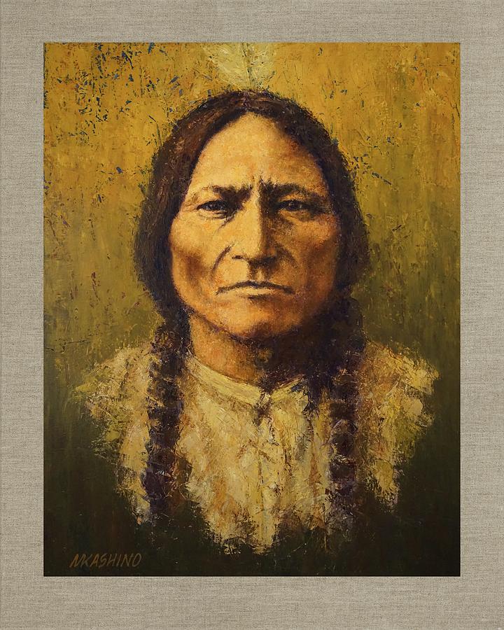 Sitting Bull, Lakota Painting by Mark Kashino
