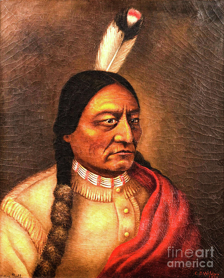 Sitting Bull Portrait From Life 1890 Digital Art By Peter Ogden Gallery   Sitting Bull Portrait From Life 1890 Peter Ogden Gallery 