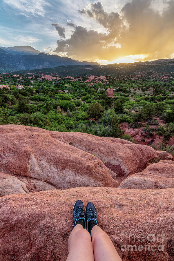 Sitting For A Colorado Sunset Photograph by Jennifer White