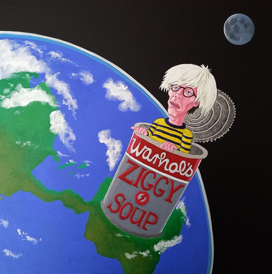 Sitting in a tin can. Painting by Kevin Smith Fine Art America