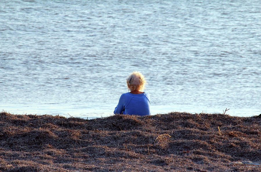 Sitting On The Beach by Cynthia Guinn Sitting On The Beach by Cynthia Guinn