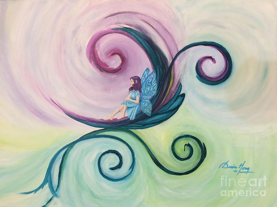 Sitting Pretty Painting by Denise Hoag