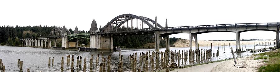 Siuslaw River Bridge, Florence, Oregon Photograph by Tony Lee