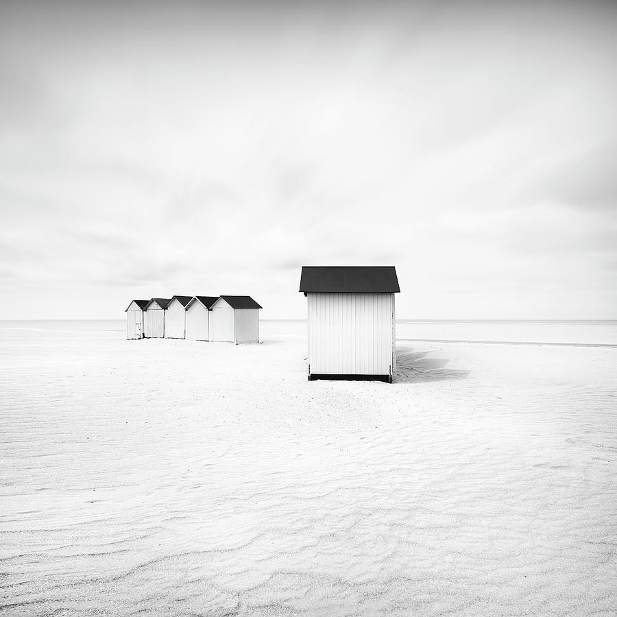 Beach Huts or Cabins. Normandy, France Photograph by Stefano Orazzini