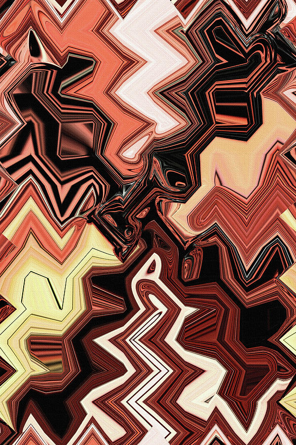 Sixteen Polished Rocks Abstract Digital Art by Tom Janca