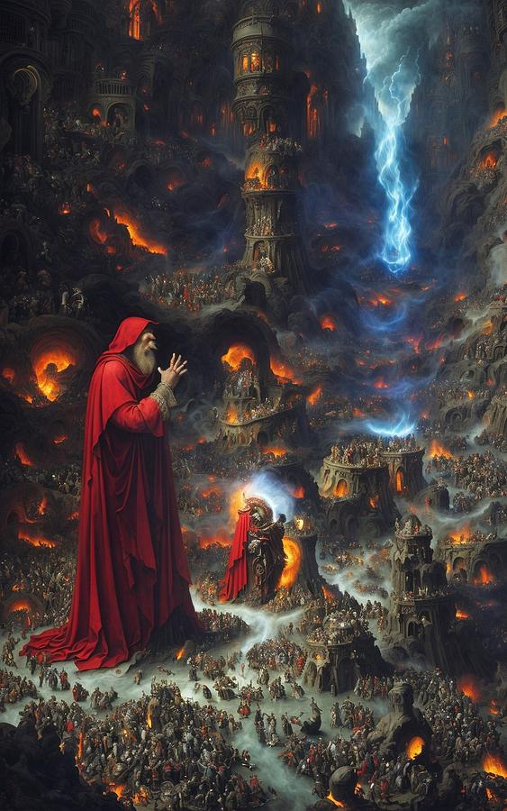 Sixth Circle of Hell Heresy #2 Digital Art by Flotastic Creations ...