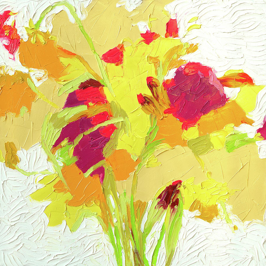 Flower Painting - Sixth Density by Iris Scott