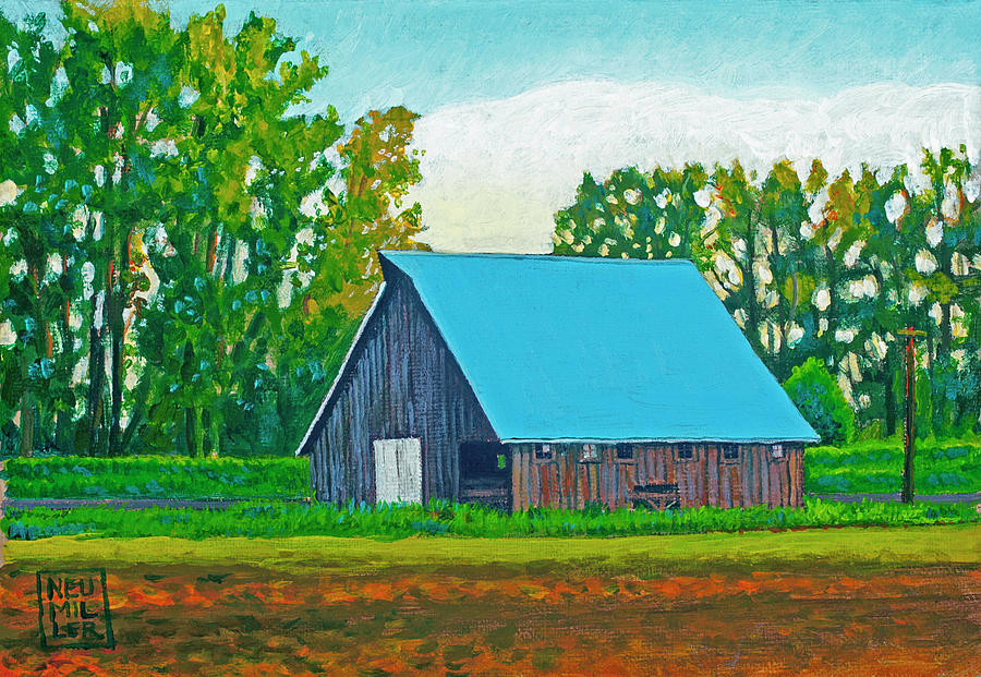 Skagit Valley Barn #6 Painting by Stacey Neumiller - Pixels