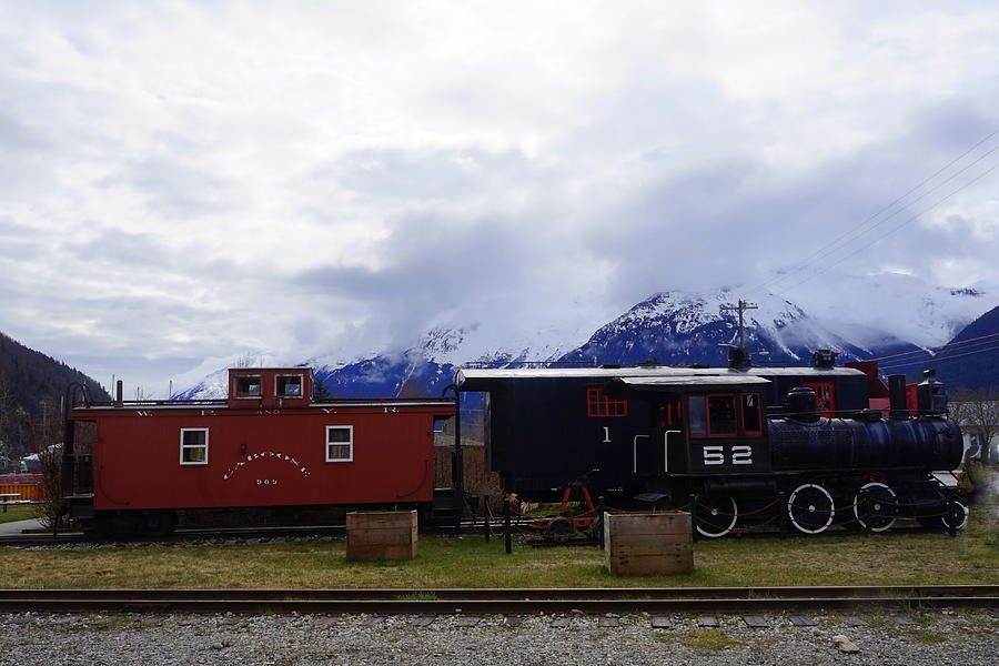 Train Photograph - Skagway Raiload by Laurie Perry
