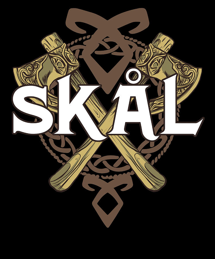 Skal Viking Drinking humor travel Painting by Anderson Watson | Fine ...