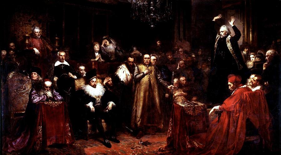 Skarga's Sermon Kazanie Skargi Painting by Jan Matejko - Fine Art America