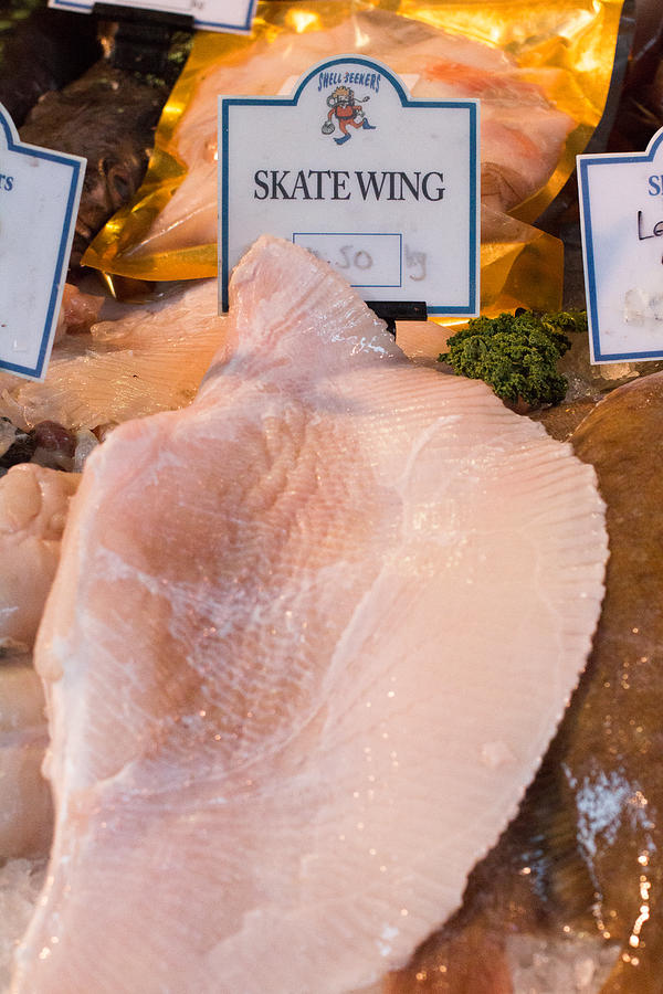 Skate Wing in Borough Market, London Photograph by Moonstone Images
