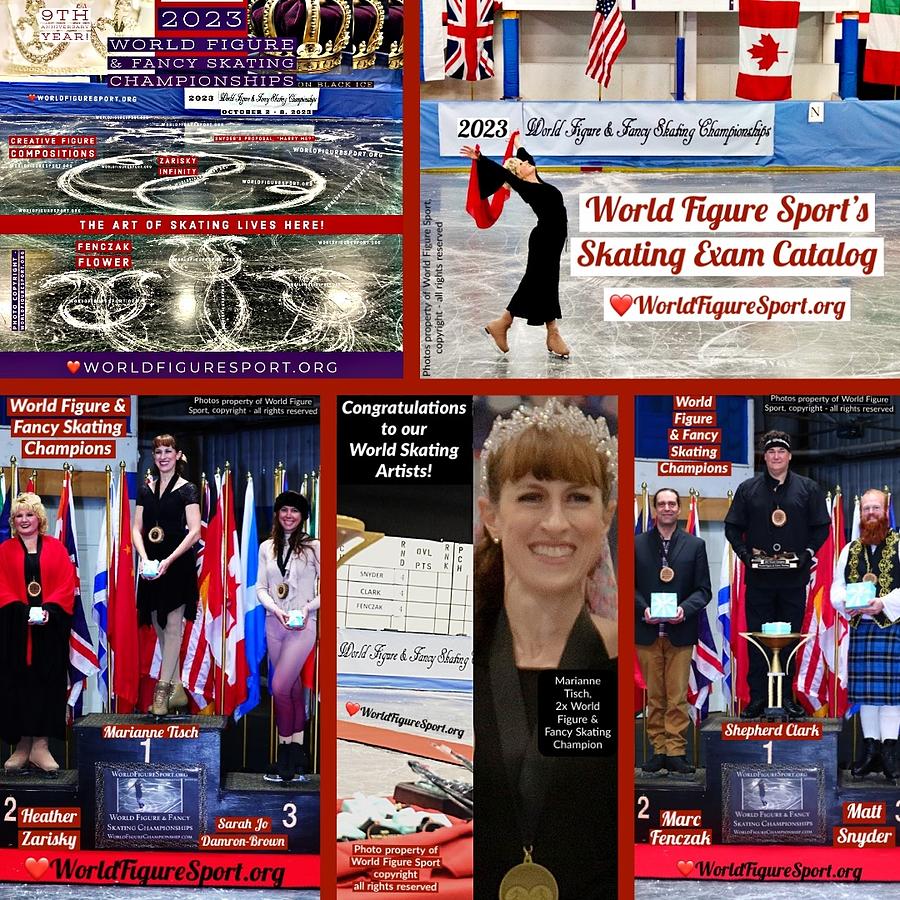 World Figure Sport Skating Exam Catalog 6th Edition Cover Mixed Media