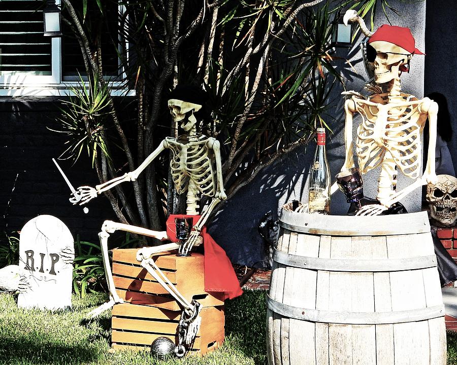Skeleton Barrel Bar Photograph by Andrew Lawrence