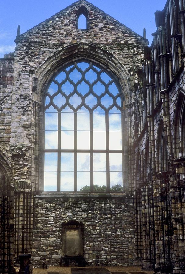 Skeleton Window of Church Photograph by Douglas Barnett