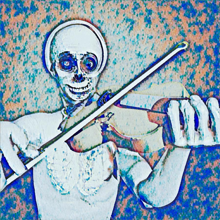 Skeletoncihi Savior Mixed Media by Bencasso Barnesquiat