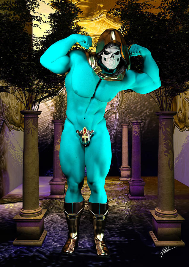 Skeletor, Villain Number Forty Digital Art