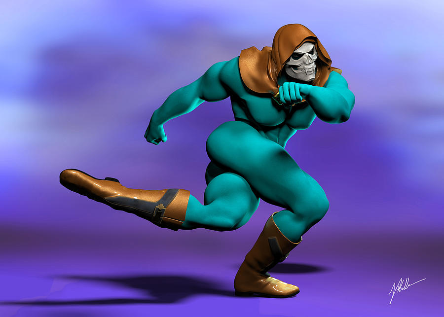 Skeletor, Villain Number Forty-two Digital Art