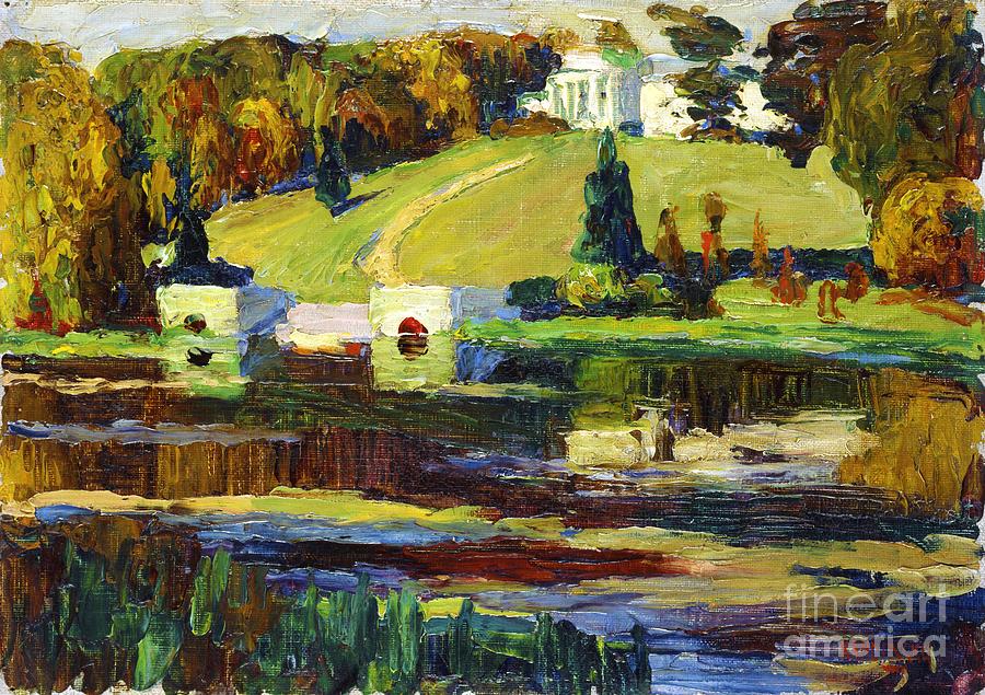 Sketch for Akhtyrka - autumn, autumn 1901 Painting by Wassily Kandinsky