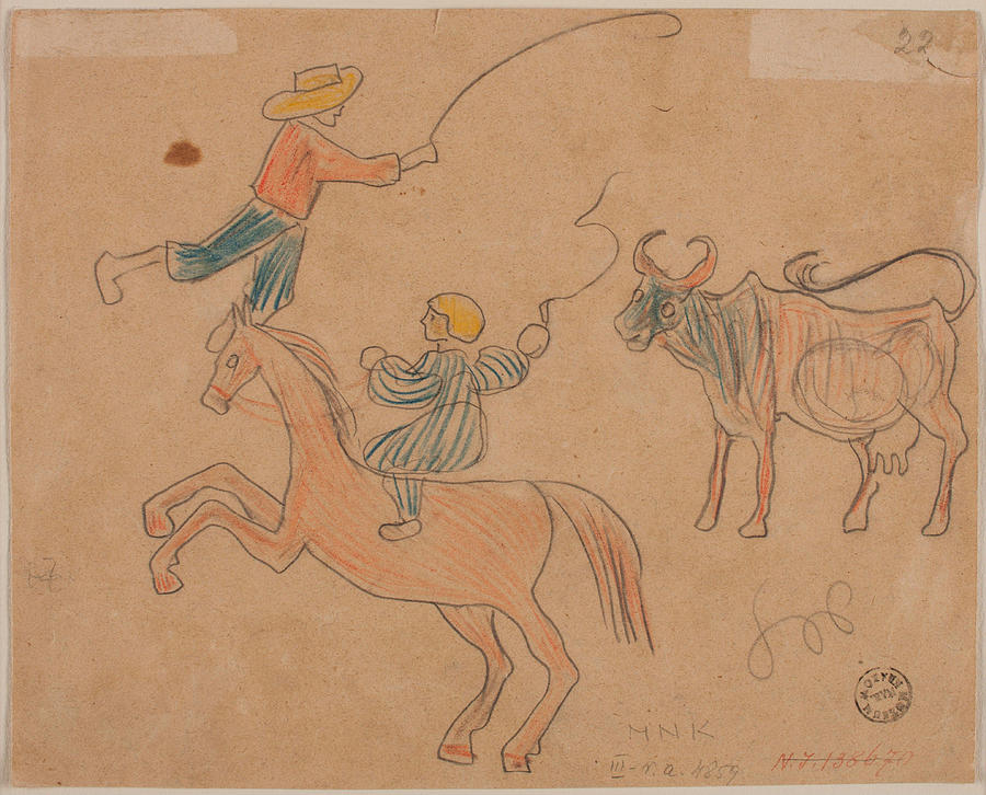 Sketches For The Artist S Children Painting By Stanis Aw Wyspia Ski ...