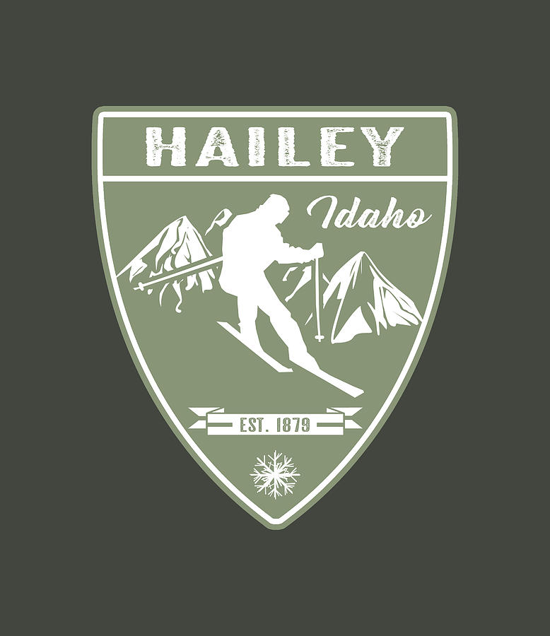 Ski Hailey Idaho Digital Art by Jared Davies - Pixels