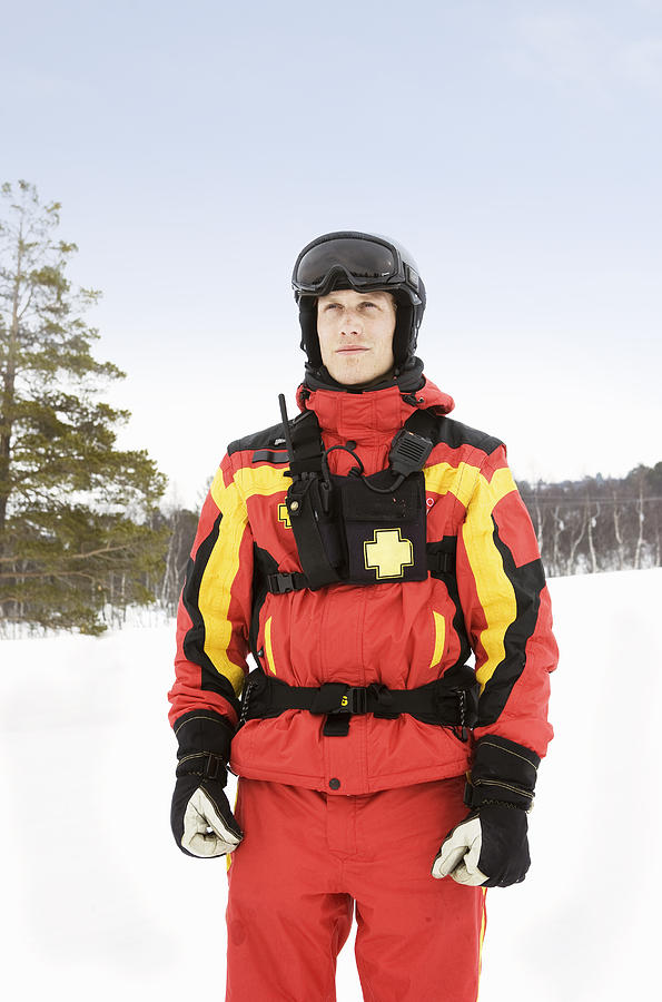 Ski Rescue Photograph by Soren Hald