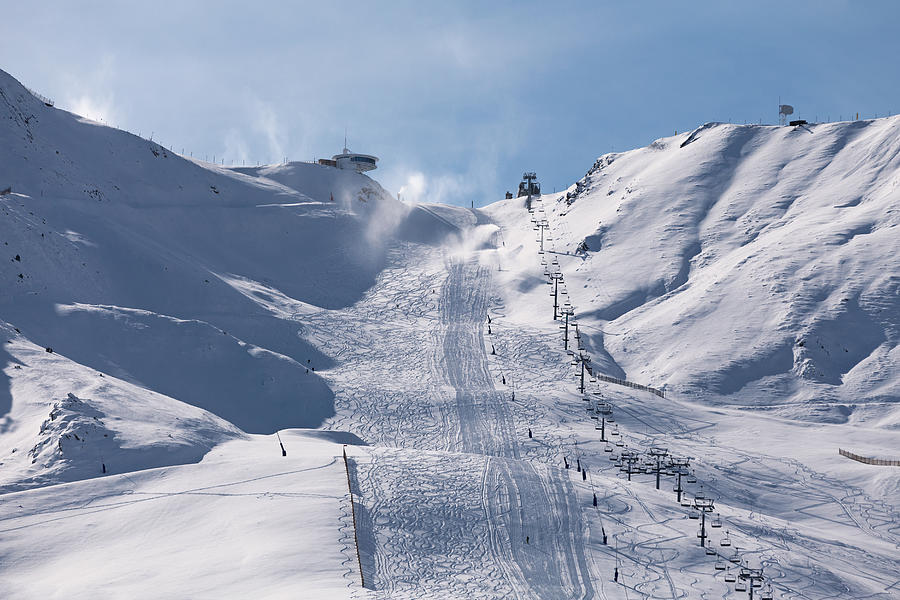 Ski resort of Grandvalira in Andorra Photograph by Gwengoat