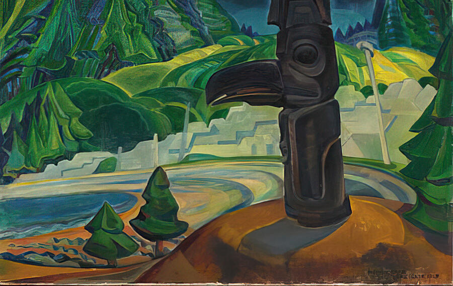 skidegate - Emily Carr Painting by Emily Carr - Fine Art America