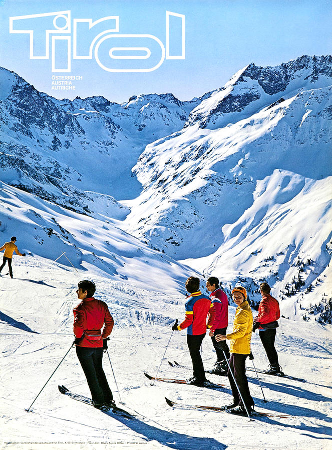 Skiers at Tirol Photograph by Long Shot