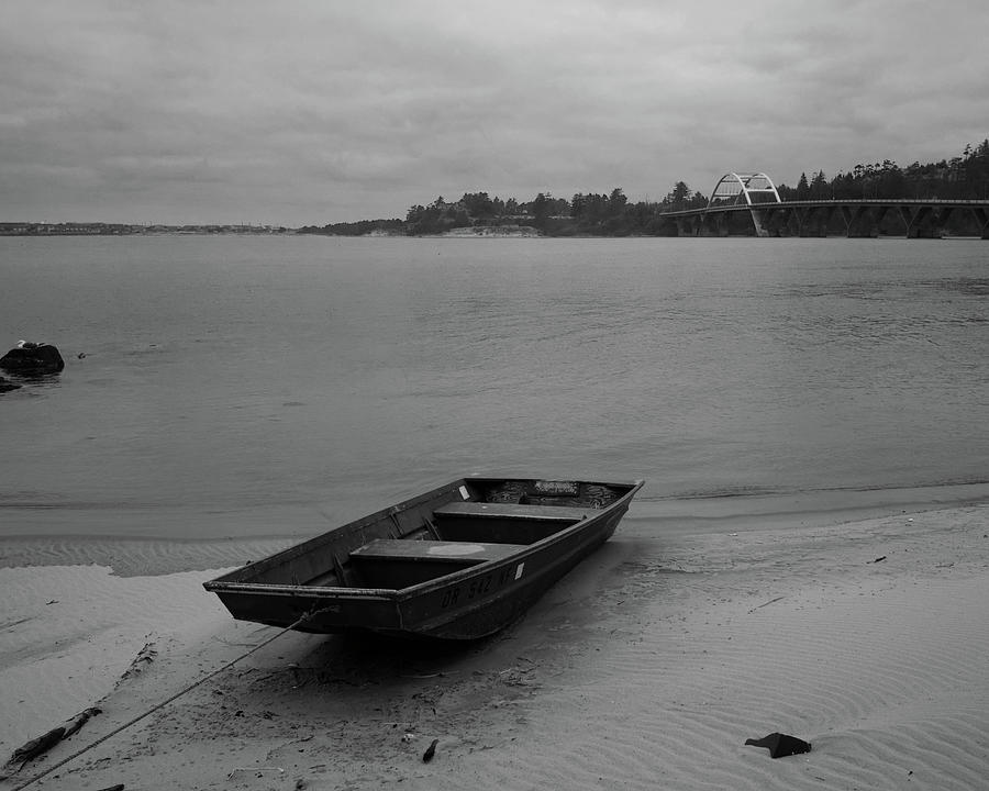 Skiff by the Bay Photograph by HW Kateley
